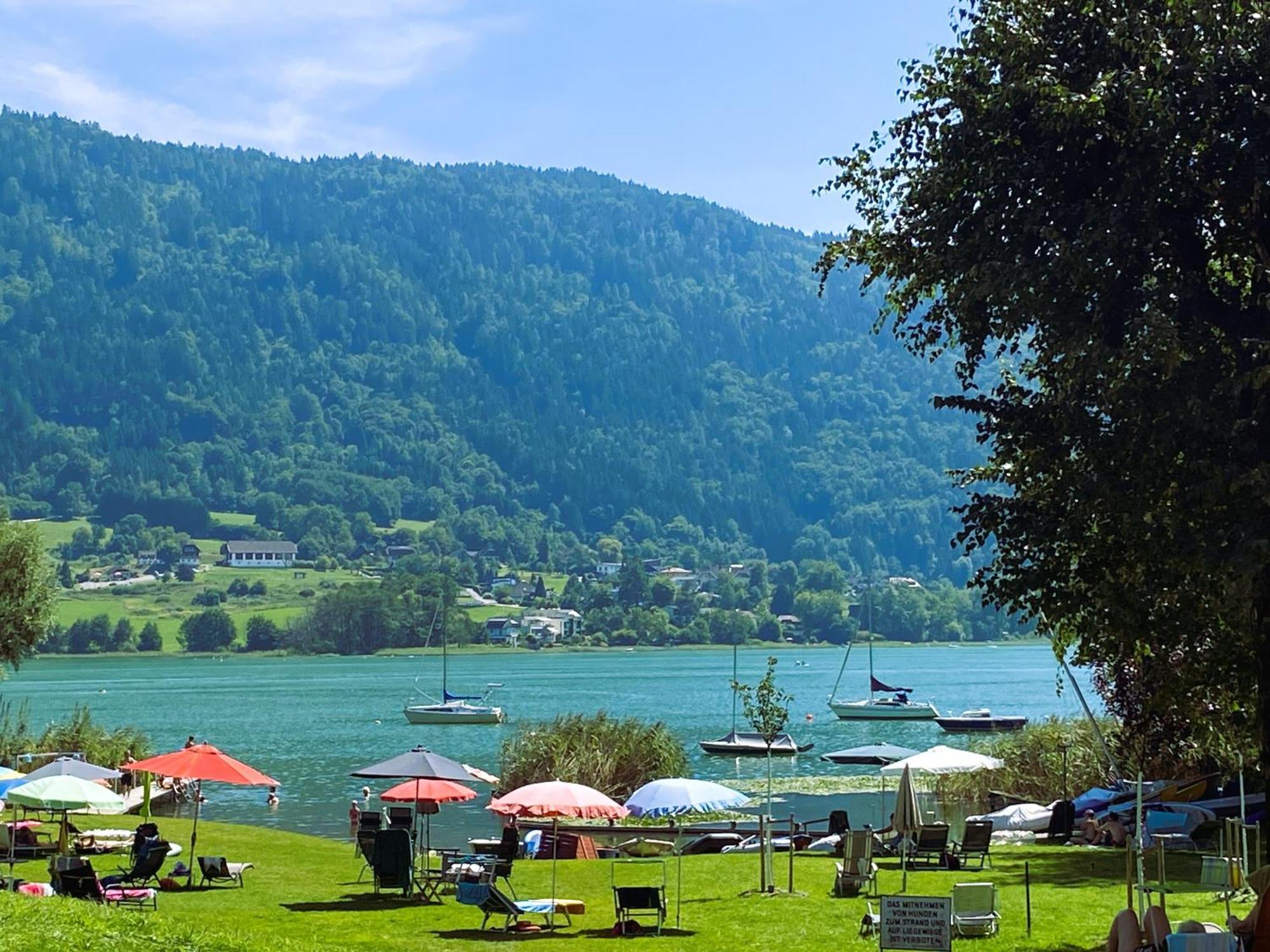 Rosebeach Appartement Am Ossiachersee Und Gerlitzen Skipiste Bodensdorf Exteriér fotografie